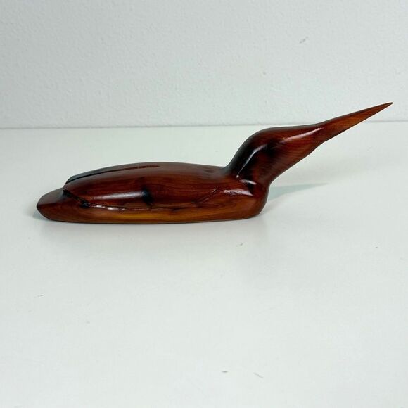 Handmade Other - Vintage Handmade Carved Wooden Bird Signed ‘94